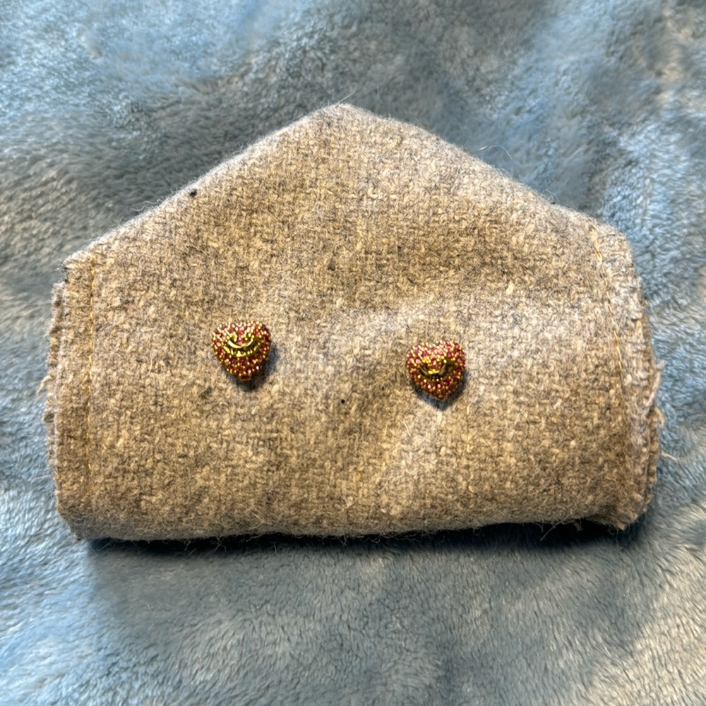Juicy couture pave earrings